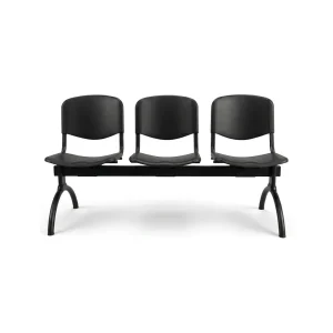 Banqueta ISO Luna 3 PP Negro Negro