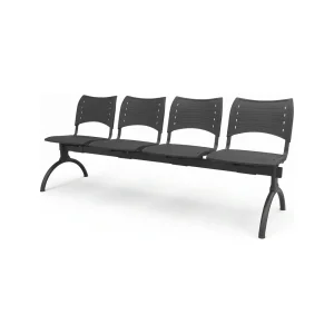 Banqueta ISO Smart Luna 4 PP Negro Negro
