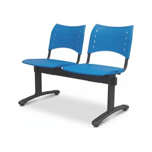 Banqueta ISO Smart split 2 PP Negro Azul