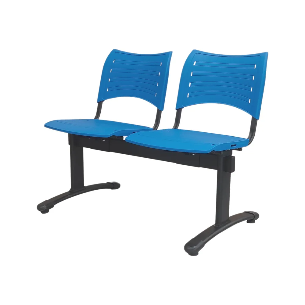 Banqueta ISO Smart split 2 PP Negro Azul - Imagen 5