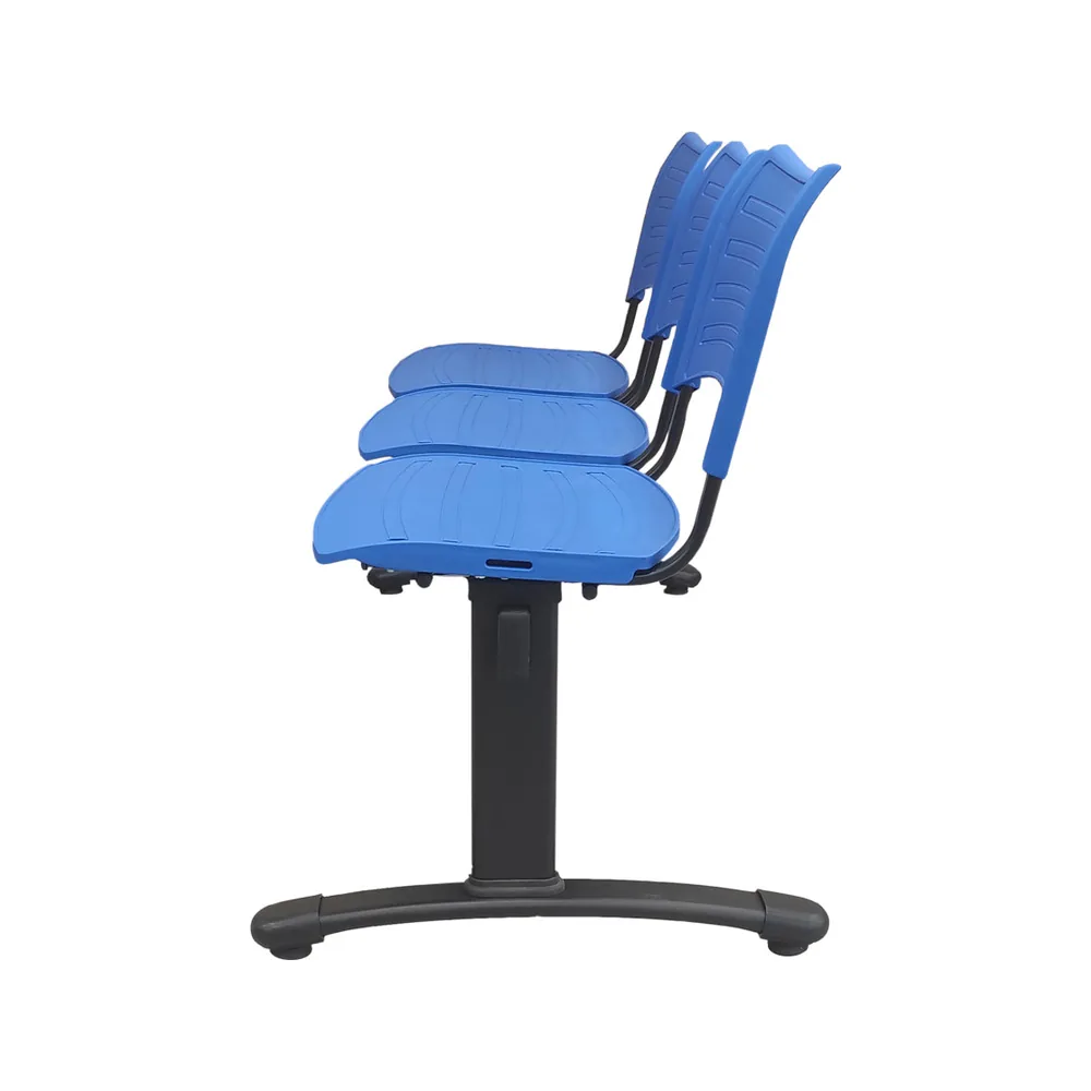 Banqueta ISO Smart Split 3 PP Negro Azul - Imagen 4