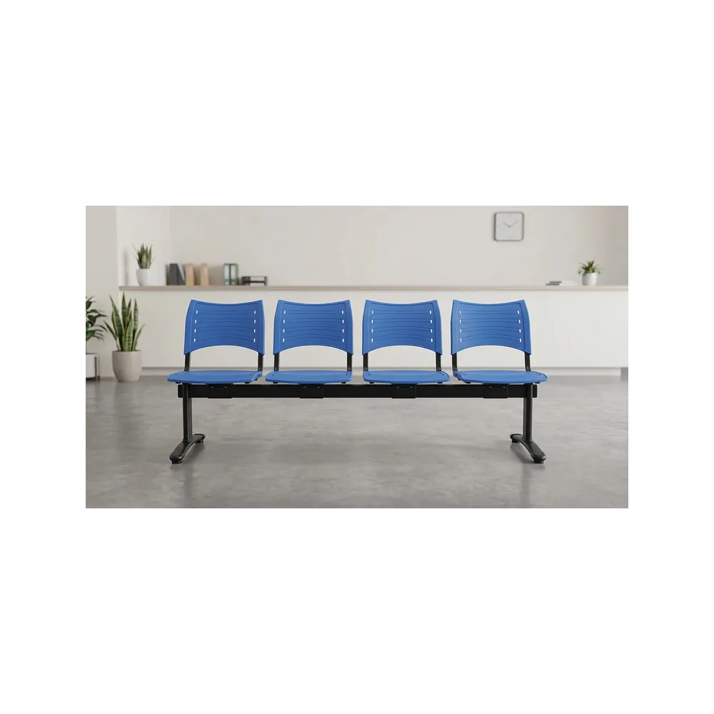 Banqueta ISO Smart Split 4 PP Negro Azul - Imagen 2