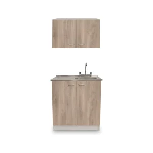 Set mueble de cocina Base Mural 80cm Izq.