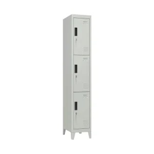 Locker Metálico 1 Cuerpo 3 Puertas