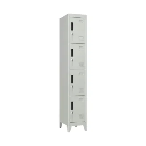 Locker Metálico 1 Cuerpo 4 Puertas