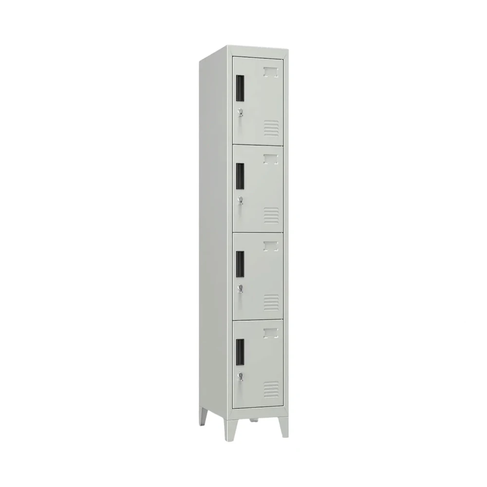 Locker Metálico 1 Cuerpo 4 Puertas