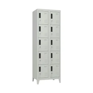 Locker Metálico 2 Cuerpos 10 Puertas