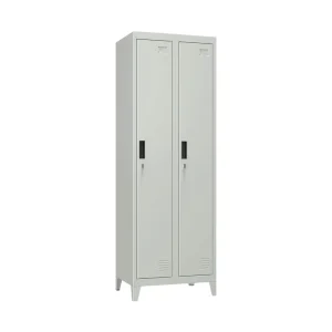 Locker Metálico 2 Cuerpos 2 Puertas