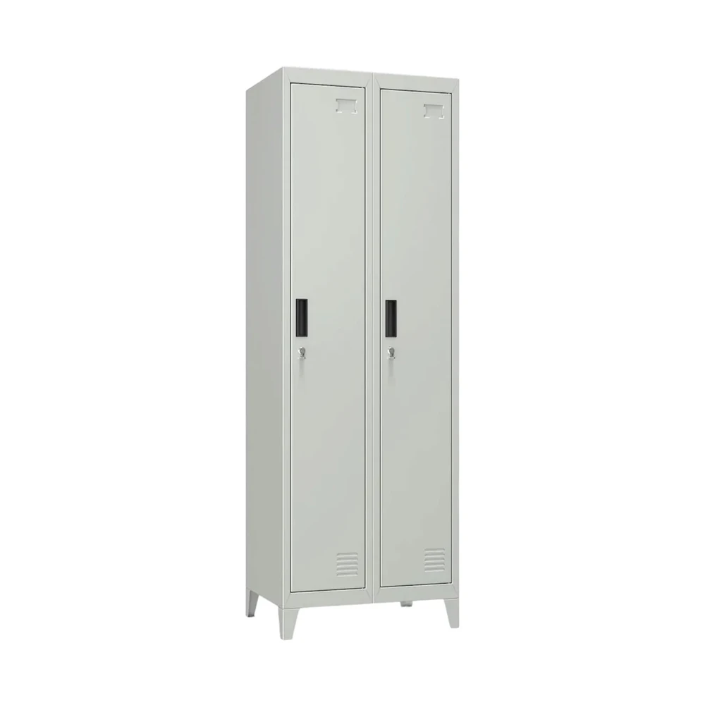 Locker Metálico 2 Cuerpos 2 Puertas