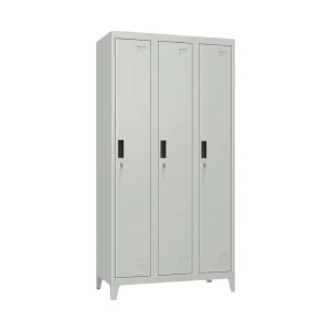 Locker Metálico 3 Cuerpos 3 Puertas